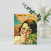 考えのヴィンテージ- Rolf Armstrong シーズンポストカード (スタンド正面)