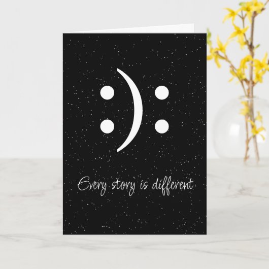 考えの友情 カード (黄色い花)