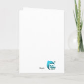 「考えの君」 – 風車 – 喜びを祈る サンキューカード (裏面)