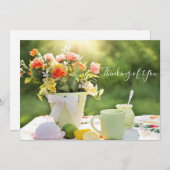 考えの夏の写真 ノートカード (正面/裏面)