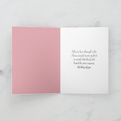 考えの女の子オンさくらんぼツリースイング カード (内部)