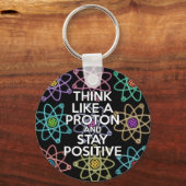 考えの如く前向き キーホルダー (正面)