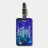 考えの如く前向き ラゲッジタグ (正面縦)