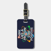 考えの如く前向き ラゲッジタグ (正面縦)