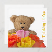 考えの挨拶カード サンキューカード (正面/裏面)