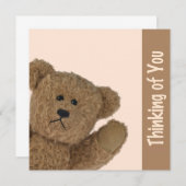 考えの挨拶カード サンキューカード (正面/裏面)