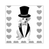 考えの木製ゴム印 ラバースタンプ (インプリント)