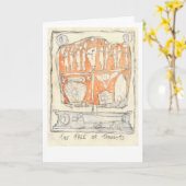 考えの木 カード (黄色い花)