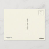 考えの水の色ダッフォジルイラストレーション ポストカード (裏面)