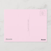 考えの水彩紫虹彩植物学 ポストカード (裏面)