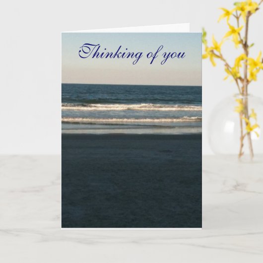 考えの海 カード (黄色い花)