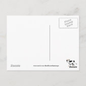 考えの牛はがき ポストカード (裏面)