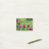 考えの牡丹 ポストイット (デスク上)