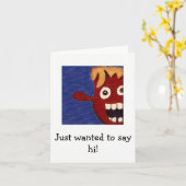 考えの皆さん – ただ挨拶したい カード (黄色い花)