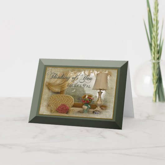 考えの秘密PAL – ノートカー空白のド カード (正面)