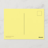 考えの黄色のオレンジの日ゆりの花 ポストカード (裏面)