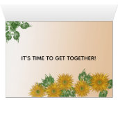 考えの黄金の花素朴のテンプレート (内部横(下))