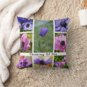 考えのAnemone Photo Collage クッション (ブランケット)