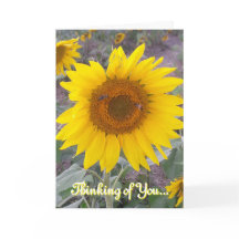 考えのChristian Sunflower Card