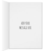 考えのDoodle Flowers Friendship Card (内側 (右))