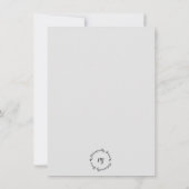 考えのFlat Greeting Card (裏面)