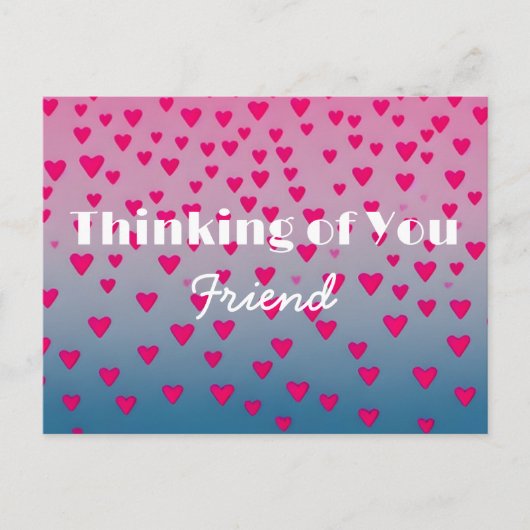 考えのMy Friendポストカード ポストカード (正面)