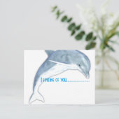 考えのOf You Dolphinファッションはがき ポストカード (スタンド正面)