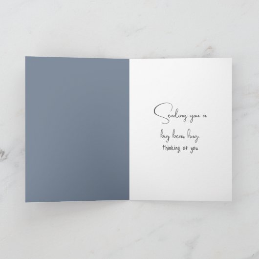 考えのPolar Bear Hug カード (内部)