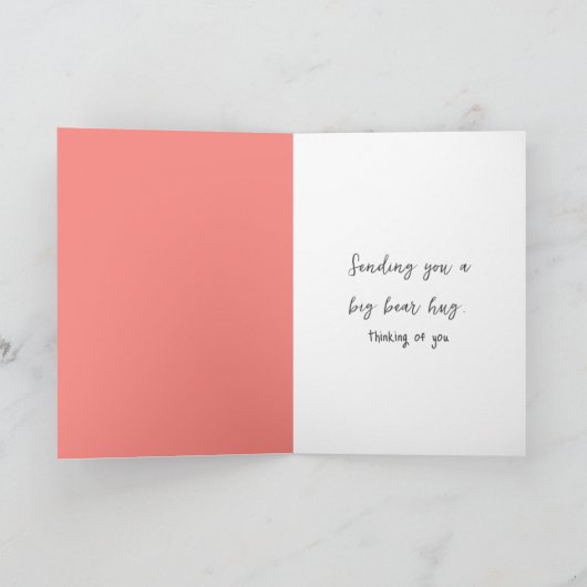 考えのPolar Bear Hug カード (内部)