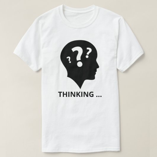 考えのTシャツ Tシャツ (デザイン正面)