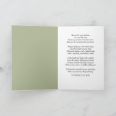 考えのTrilliumブーケ カード (内部)