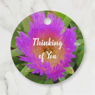 考えのYou Bright Purple Flower Photoフローラ フェイバータグ