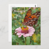 考えのYou Butterfly Postague ポストカード (正面/裏面)