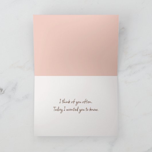 考えのYou Coffee Boquet カード (内部)