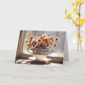 考えのYou Coffee Boquet カード (黄色い花)