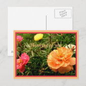 考えのYou Flower Postcard 8パック ポストカード (正面/裏面)