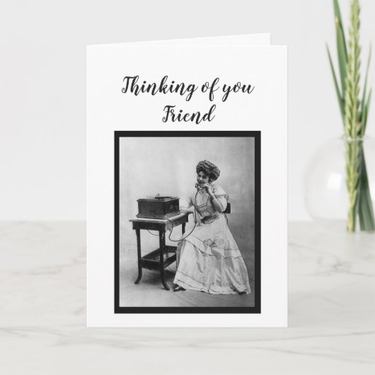 考えのYou Friend & Gossip Buddyヴィンテージおもしろい カード (正面)