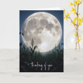 考えのYou Harvest Moon カード (黄色い花)