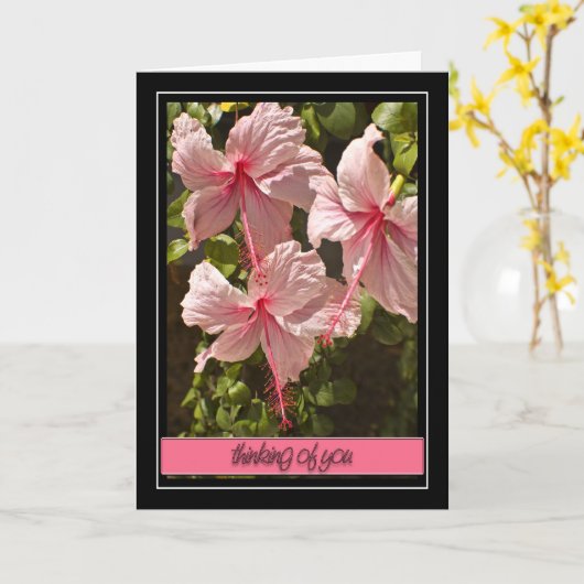 考えのYou Hibiscusカード カード (黄色い花)