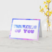 考えのYou Water Color Block Card カード (黄色い花)