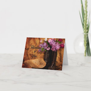 考えのYou - Western Note Cards カード