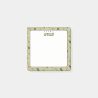 考えはっきりしたオリーブグリーン ポストイット