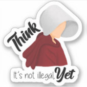 考えはまだ違法ではない シール (正面)