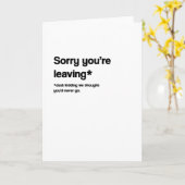 考えは決して仕事に行離れかない カード (黄色い花)