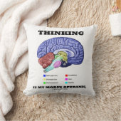 考えは脳解剖学 クッション (ブランケット)
