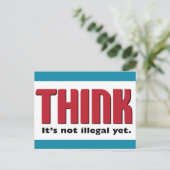 考えまだ違法ではない ポストカード (スタンド正面)