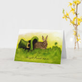 考えられて私は幸せなセントパトリックの日カードで飛びます カード (黄色い花)