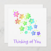 「考えるあなたの」虹の花 (正面/裏面)