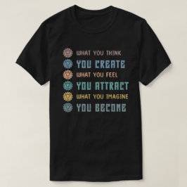 考えることは創造する Tシャツ