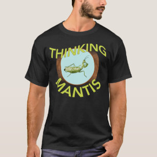 考えるなカマキリのワイシャツ Tシャツ